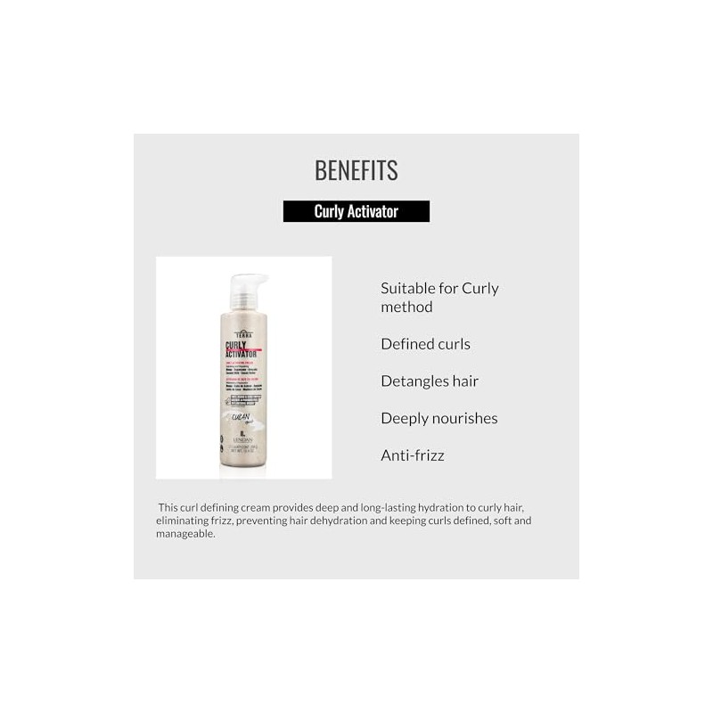 Lendan Terra Curly Activator 275ml Crema Activadora de Rizos
