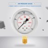 Luqeeg Pressure gauge, oil pressure gauge, 0-400 bar, gas pressure