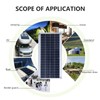 8W Monocrystalline Silicon Solar Panels with 10A Controller Portable Solar