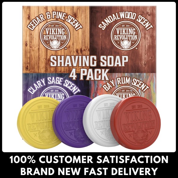 Viking Revolution Shaving Soap for Men Wet Shave(use with bowl
