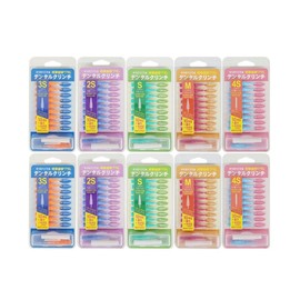 Dental Clinch Interdental Brush 10pcs / 덴탈클린치 치간칫솔 10개입 X 10개 I자 일자형04단계치간치솔 치석제거 단계는 배송메세지에 기재