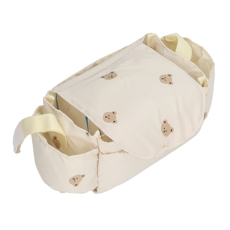 Baby Stroller Bag Stylish Portable Multipurpose Large Capacity Multiple Compartments