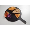 SWEIBIAI Black Pizza Board 20”X16” Round Pizza Cutting Board Pizza