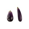 zaoalife 2pcs Artificial Eggplants Simulation Eggplants Mini Purple Eggplants Simulation