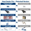 LinsnField Sealer Pro, 8-inch Impulse Heat Sealer, 2-mm Sealing Width