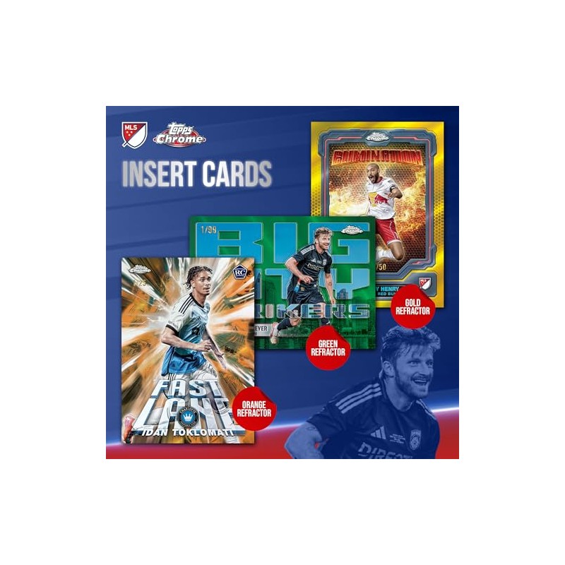 Topps Chrome MLS 2025 - Factory Sealed - Value Box