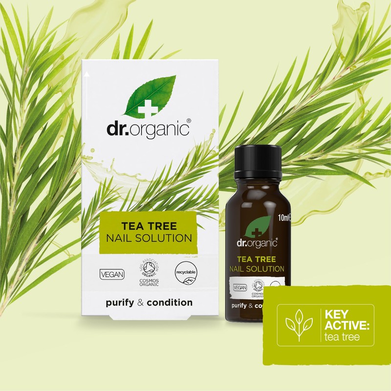 Dr.Organic Tea Tree Soluzione Unghie 10 ml