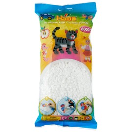 Malte Haaning Plastic A/S Hama Fuse Beads (6000-Piece, White)
