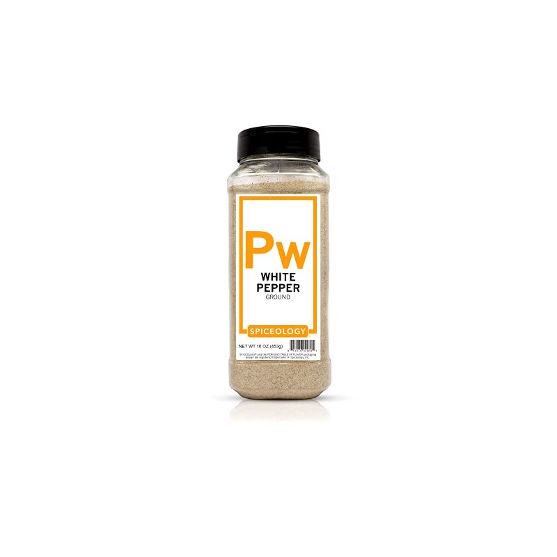 Spiceology - White Pepper Ground - 16 oz
