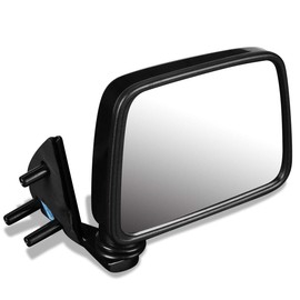 DNA Motoring OEM-MR-NI1321106 Factory Style Manual Right Side Door Mirror Compatible with 86-94 Nissan D21 Pickup / 95-97 Pickup / 87-95 Pathfinder