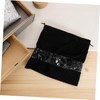 Beavorty Transparent Drawstring Bag Lightweight Portable Storage Pouch for Hair