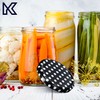 KADAX Screw Cap fi66 mm, Replacement Metal Lid Set, Canning