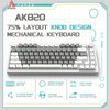 Ajazz AK820 Wired gaming keyboard , 75% Layout, Hot Swap