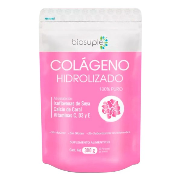 Colgeno Hidrolizado Puro Biosuple 100 Peptiplus Bolsa 300g - Producto