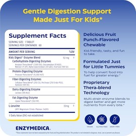 Enzymedica Digest Masticables Niños Tabletas