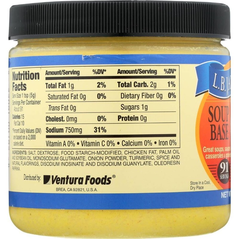 L.B. Jamison's Chicken Flavored Soup Base, 2-Pack 14 oz. Jars