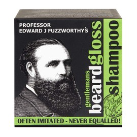 Profesor Fuzzworthy's Beard SHAMPOO. Barra. Todos los aceites esenciales para plantas naturales libres de químicos y hechos a mano en Tasmania Australia – 125 g, Apple Beard Shampoo