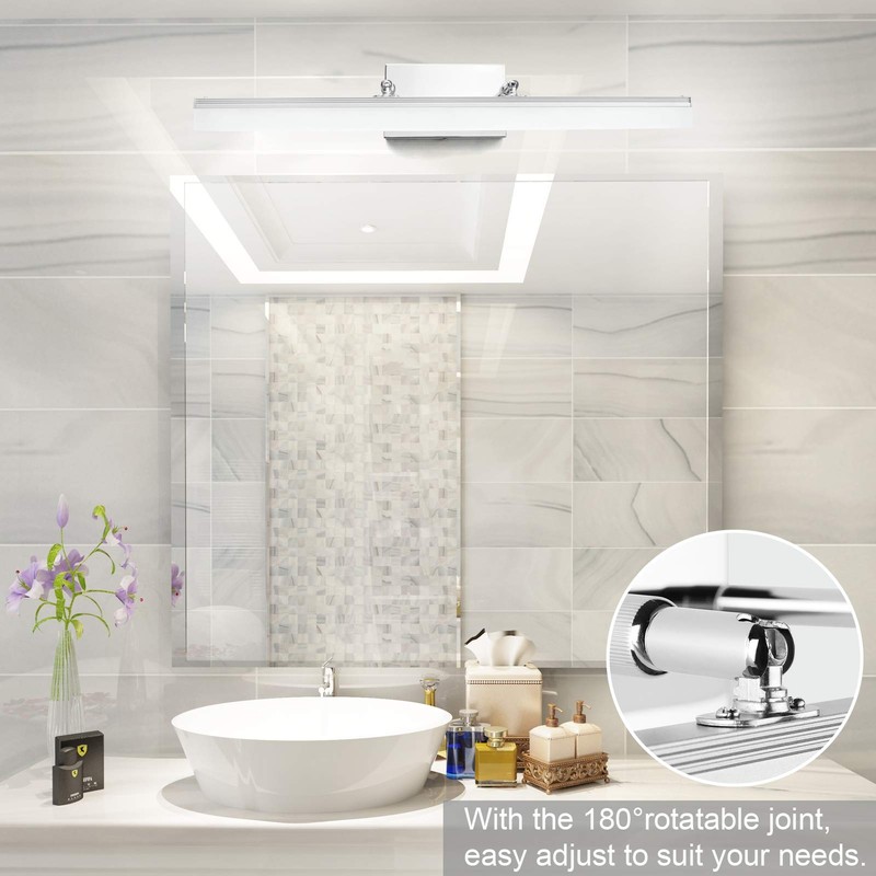 Aipsun 24 inch Modern LED Vanity Lights Adjustable Bathroom Vanity