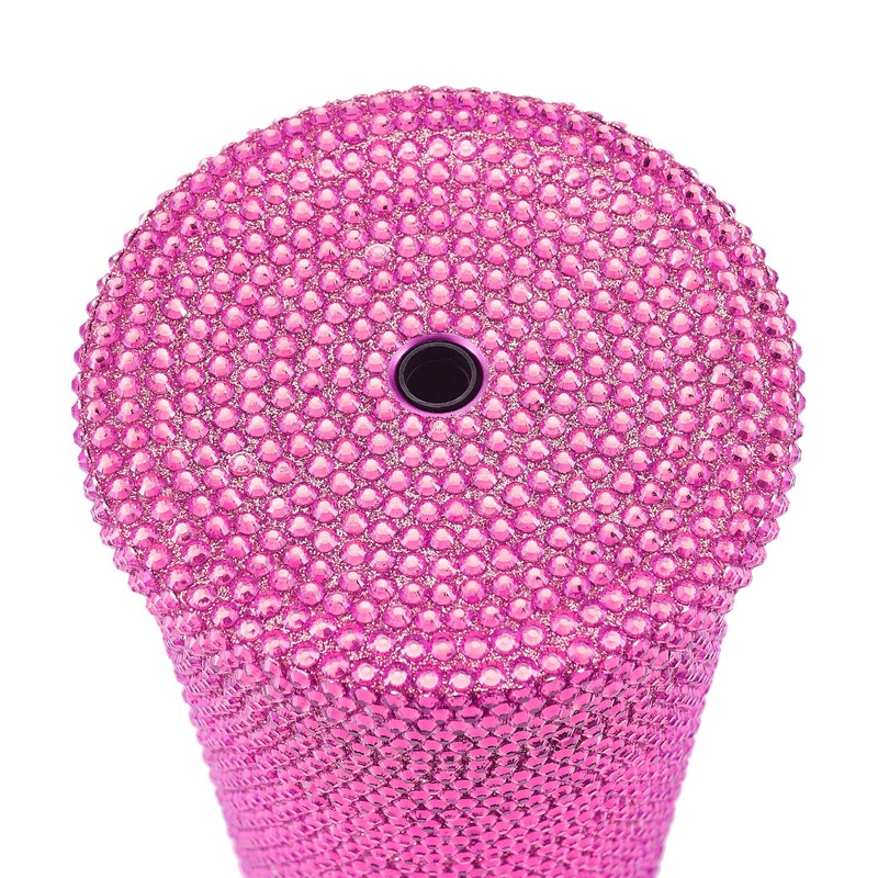 500ml Water Bottle Stainless Steel Rhinestone Decoration Vacuum Water Cup