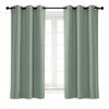 NICETOWN Lower Noise Room Divider Curtain Screen Partitions, Sage Green,