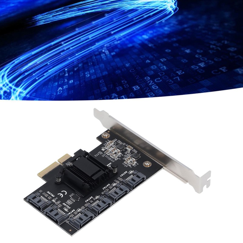 PCIe 3.0 X4 to SATA 3 Adapter Card High Speed
