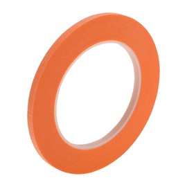 INFINAUTO Masking Tape 0.5cm x 30m DIY Car Auto Paint Painter Tape Orange 1 Piece