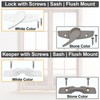 Window Sash Lock & Latch and Keeper Replacement for Andersen