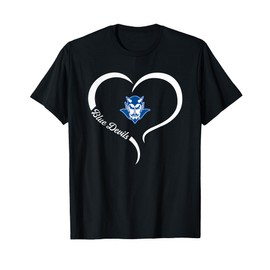 Sunnyside Blue Devils Logo Half Heart Slogan HS T-Shirt