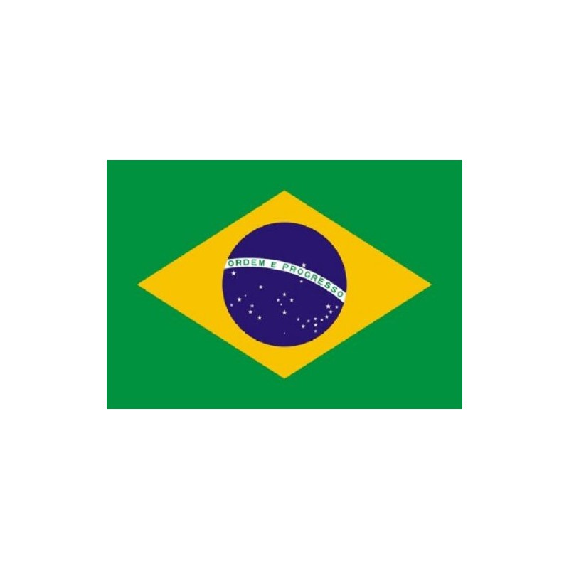 Quality Standard Flags Brazil Polyester Flag, 3 by 5'