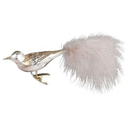 Inge Glas - Christmas Tree Decoration - Champagne Bird - Size 11 cm - Mouth-Blown