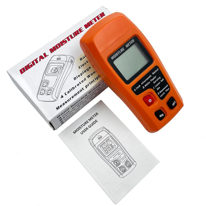 Digital Wood Moisture Meter Wood Humidity Tester Hygrometer Timber Damp