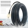 SnulyHeet Electric Heat Cable for Roofs and Gutters with Clips
