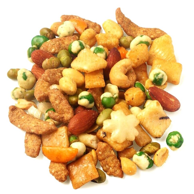 Asian Well Market 20 oz Trail Mix Bag: Rice Crackers,