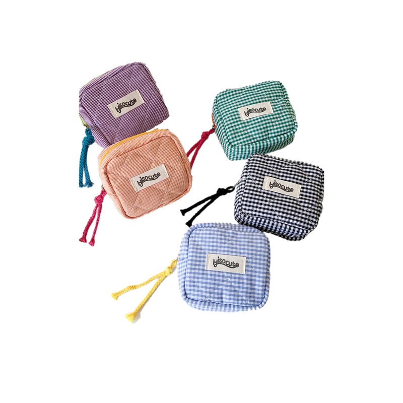 Compact Pouch, Small Size, Cute Design, Casual, Sanitary Pouch for