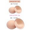 ONDY Bra Insert Pads 2 Pairs, Round Breast Enhancers,Invisible Bra