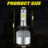 RIDROID 2x H7 LED Headlight Bulbs Kit High or Low