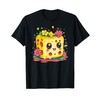 Cheese Block With Flowers T-Shirt