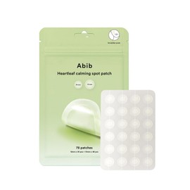Abib Heartleaf Calming Spot Patch 2 Sizes 78 Patches | Korean Pimple Zit Spot Acne Hydrocolloid Zit Blemish Invisible Patches for Face Chin Forehead Water Proof (10mm*48pcs / 12mm*30pcs)