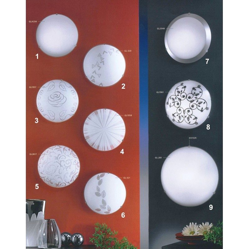 Eglo Ceiling Light, Metal, E27, Grey