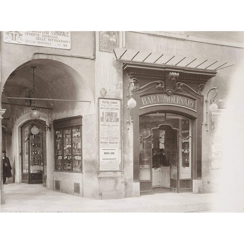 Caffe' Molinari Caffe Espresso Ricco Argento Espresso Coffee Beans 1Kg.