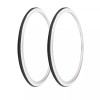 PRO+ TIRES 27" x 1-1/4" Black/White P-148 PAIR (2 PCS)