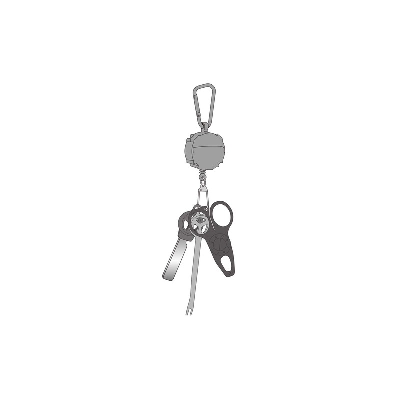 Daiichiseiko Set of retaining pull system clip on reel and