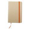 Notebook made of recycled material and recycled sheets, 96 blank