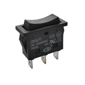 2pcs KCD4-3NC 3 Pins 3 Positons Double Side Momentary in-Out Rocker Switch