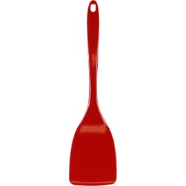 Reston Lloyd Spatula, Turner for Non-stick pans, Heat Resistant, BPA Free Melamine Utensil with Ergonomic Handle,11 inch, Red