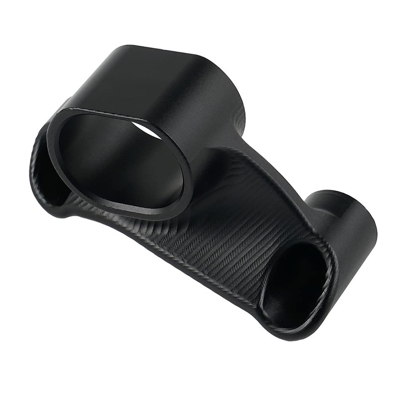 NICECNC Black Aluminum Motorcycle Exhaust Bracket Mount Hanger Muffler Bracket