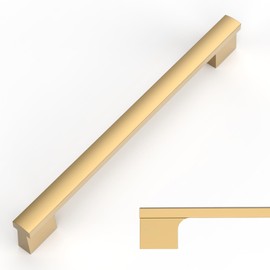 Amerdeco 10 Pack Champagne Bronze Cabinet Pulls 7.5 Inch(192MM) Hole Centers Kitchen Cabinet Handles Hardware Kitchen Handles for Cabinets Cupboard Handles Drawer Pulls ZH0026