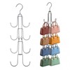 Baoswi 1 Pack Purse Organizer for Closet, 4-Tier Hanging Bag