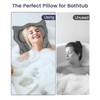 MTDLYICE Bath Pillow, Bath Pillows for Tub Neck and Back