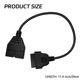 KUQUTIDY OBD1 Scanner, OBD1 to OBD2 GM Adapter, OBD1 12 Pins to OBD2 16 Pins Code Readers & Scanner Diagnostic Extension Tool Connector Cable Replacemen for GM